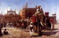デリーの大モスクから宮廷が帰還 インド・イスラム